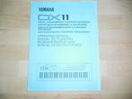 Yamaha DX11 operating manual., Keyboard of Synthesizer, Ophalen of Verzenden, Zo goed als nieuw