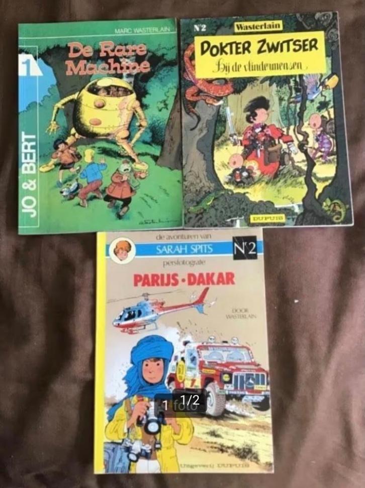 3 uitgaves van Waisterlain., Boeken, Stripboeken, Gelezen, Meerdere stripboeken, Ophalen of Verzenden