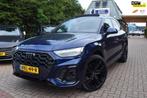 Audi Q5 50TFSI e S edition AUTOM/PANO DAK/ADAP CRUISE/TREKH/, Gebruikt, 4 cilinders, Blauw, Leder en Stof