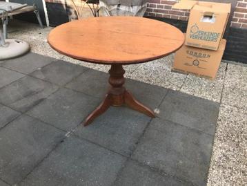 ronde teak tafel rond 95 cm. beschikbaar voor biedingen