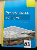 Studieboek Professioneel schrijven NTI, Ophalen of Verzenden, Alpha, Zo goed als nieuw, HBO