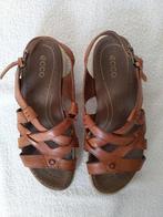 Ecco Sandalen.Echt leer.39.Bruin., Kleding | Dames, Schoenen, Ecco, Bruin, Zo goed als nieuw, Sandalen of Muiltjes