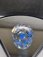 Swarovski Beeldje Presse papier met blauwe zwaan Kristal, Verzamelen, Swarovski, Ophalen of Verzenden, Zo goed als nieuw, Figuurtje