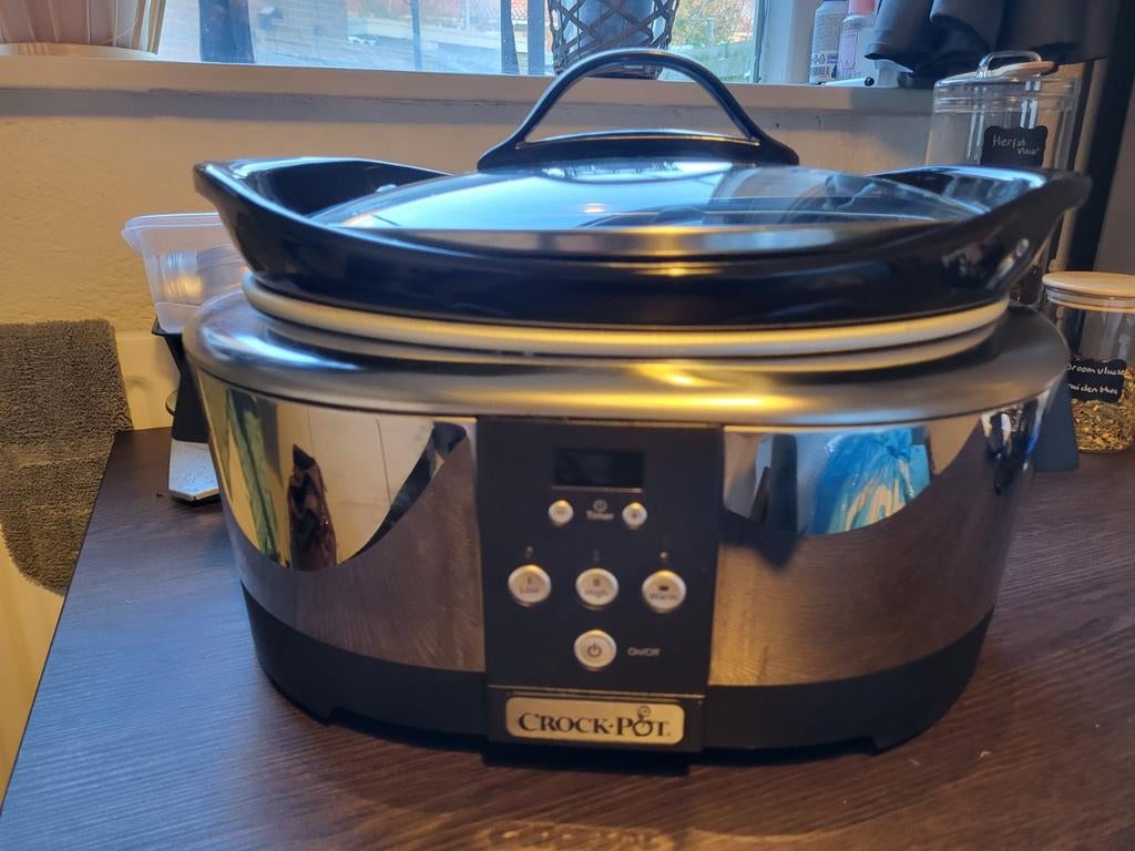 Crock-Pot Slowcooker - Perfect voor heerlijke maaltijden!, Witgoed en Apparatuur, Slowcookers, Ophalen, Timer, Zo goed als nieuw