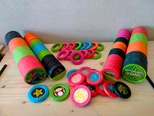 Verzameling Mariocart muntjes, Verzamelen, Pennenverzamelingen, Zo goed als nieuw, Overige typen, Overige merken, Met doosje, Ophalen of Verzenden