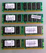 Samsung PC geheugen kaartjes 4 x 512 Mb, Ophalen, DDR, Desktop, Gebruikt