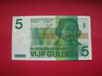Lot bankbiljet Nederland 5 Gulden Joost van den Vondel 1973., Verzenden, Overige landen, Los biljet