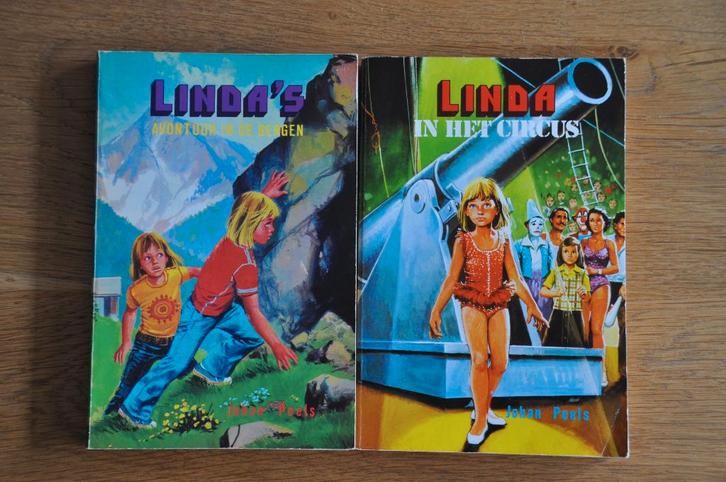 Johan Peels - 2 boeken van de Linda-serie (Valkenserie), Boeken, Kinderboeken | Jeugd | onder 10 jaar, Gelezen, Fictie algemeen