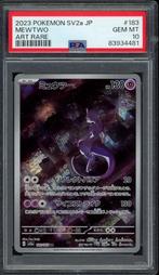 Mewtwo [Art Rare] PSA 10 - 183/165 - Japanese 151 2023, Ophalen of Verzenden, Zo goed als nieuw, Losse kaart
