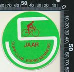 Sticker: Erpse Renners - Supperters Club - 5 Jaar, Verzenden, Zo goed als nieuw, Sport