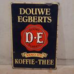 Douwe Egberts emaille, Ophalen of Verzenden, Gebruikt, Reclamebord