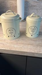 Potten voor knoflook en uien, Huis en Inrichting, Keuken | Potten en Pannen, Ophalen, Zo goed als nieuw, Overige materialen, Pot, Bus of Blik