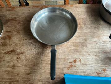 Inox18/10 koekenpan (28 cm) beschikbaar voor biedingen