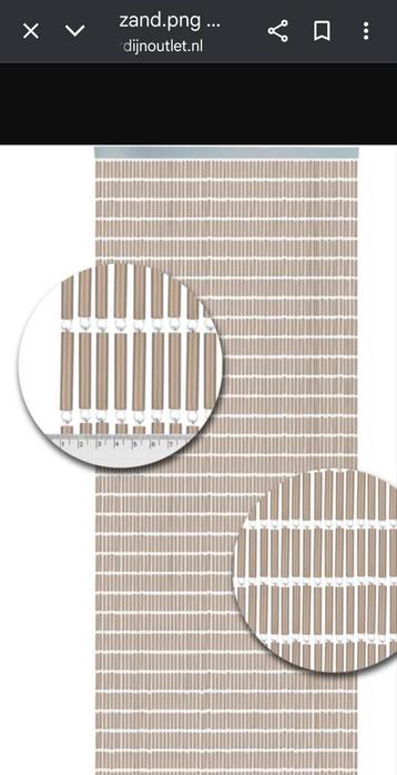 Vliegengordijn 90x195cm - Inclusief Rails! beschikbaar voor biedingen