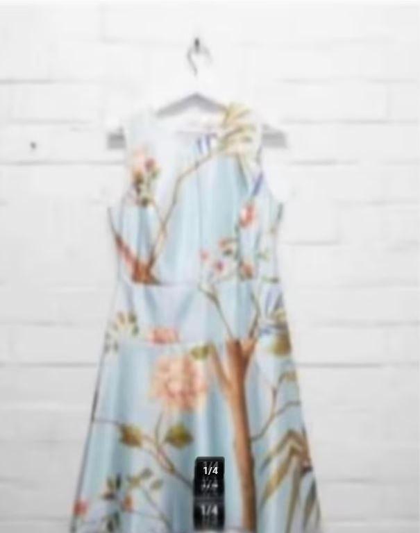 Just in Case - Prachtige Jurk maat BE38/NL36 - Nieuw, Kleding | Dames, Jurken, Nieuw, Maat 36 (S), Blauw, Boven de knie, Ophalen of Verzenden