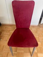 Rode eetkamerstoelen, Ophalen, Zo goed als nieuw, Vier, Stof