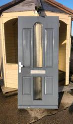 Merbau voordeur HR, Ophalen, 80 tot 100 cm, Buitendeur, 200 tot 215 cm