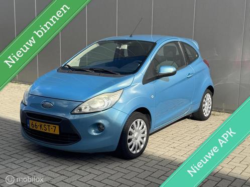 Ford Ka 1.2 Titanium, Nieuwe APK, A/C, NAP, Elektr ramen, Auto's, Ford, Bedrijf, Te koop, Ka, ABS, Airbags, Airconditioning, Alarm