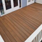 Ruim 53 m2 composiet vlonder massief Teak/Bruin - WEG IS WEG