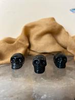 Toermalijn zwart schedel skull beschermt aura straling magie, Nieuw, Ophalen of Verzenden