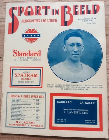 Tijdschrift Sport in Beeld 1928 Olympische Spelen juli 1928 beschikbaar voor biedingen
