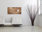 Sigel glasmagneetbord - Artverum - 91x46cm - brons - SI-GL26, Dtrendingshop@gmail.com, Verzenden, Sigel, Nieuw
