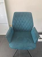 3x Eetkamerstoelen - Stijlvolle blauwe stoelen, Ophalen, Gebruikt, Drie, Blauw