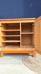 Handgemaakte massief eiken commode, Deense stijl, kast, Ophalen, Gebruikt, 50 tot 70 cm, Vintage