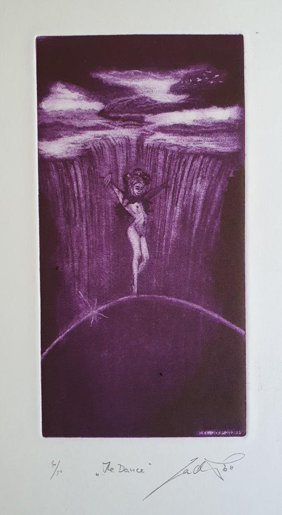 Exlibris /  Ex libris Jan Cernos, The Dance, Antiek en Kunst, Kunst | Etsen en Gravures, Verzenden