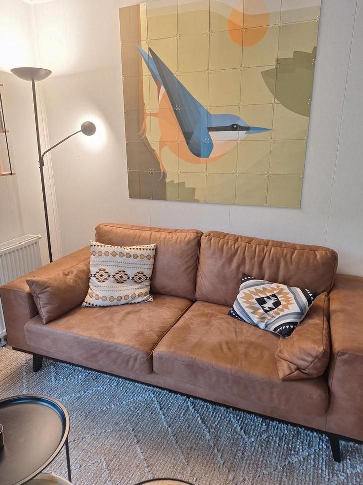 Bank Torino - tweezitsbank Wehkamp, Huis en Inrichting, Banken | Bankstellen, Zo goed als nieuw, Rechte bank, Driepersoons, 200 tot 250 cm