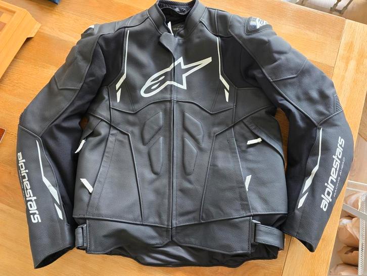 Alpine Stars Dusk Leren motorjas maat 54, Motoren, Kleding | Motorkleding, Jas | leer, Tweedehands, Ophalen of Verzenden