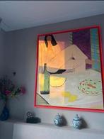 HK living groot schilderij, Antiek en Kunst, Ophalen