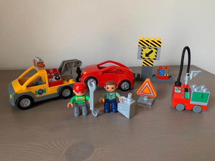 Duplo 4964 - Pechhulp / Garage Set, Kinderen en Baby's, Speelgoed | Duplo en Lego, Gebruikt, Duplo, Complete set, Ophalen of Verzenden