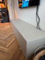 NOOIT GEBRUIKT TV meubel 180 breed, Ophalen, Kunststof, 150 tot 200 cm, Zo goed als nieuw