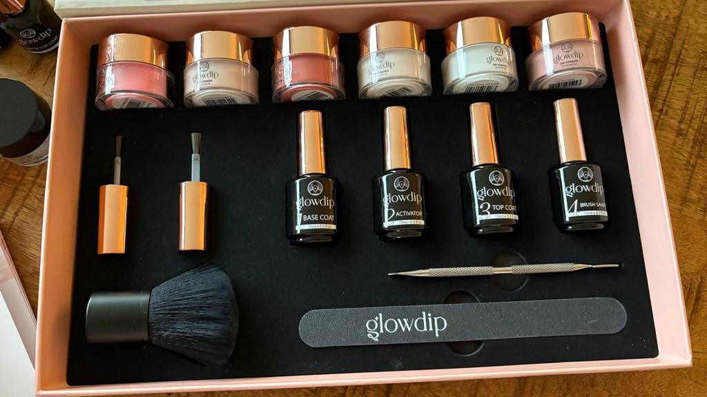 Glowdip Starterset - Nagel Dip Poeder Set, Sieraden, Tassen en Uiterlijk, Uiterlijk | Cosmetica en Make-up, Ophalen, Overige kleuren