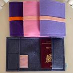 Reismapje, paspoortmapjes, paars, roze, lila of lavendel, Ophalen of Verzenden, Nieuw