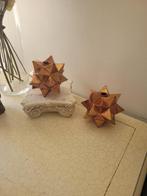 Nieuwe stenen stervormige kandelaars, Diversen, Kerst, Heikant 21 Kaatsheuvel, Belle Vieille Brocante, Nieuw, Ophalen of Verzenden