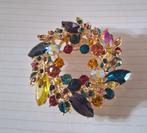 Een prachtige broche, Met kristal, Overige materialen, 4 tot 7 cm, Nieuw