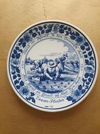Mooi Blue Delfts bord Zaaien Planten over jo Diameter 24,5 c, Antiek en Kunst, Ophalen of Verzenden