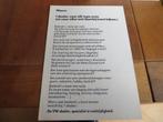 Folder Volkswagen programma 1974 VW Kever, Passat, 412, 181, Volkswagen, Ophalen of Verzenden, Zo goed als nieuw, Volkswagen