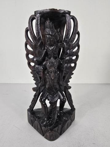 Beeld Vishnu Garuda, hout, Bali, Indonesië, midden 20e eeuw beschikbaar voor biedingen