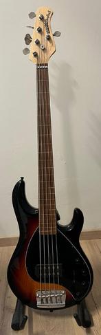 MusicMan Stingray5 H Fretless bass, Ophalen, Zo goed als nieuw, Elektrisch, 5-snarig
