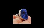 Geweldig mooie zilveren ring met Azuriet., Nieuw, 17 tot 18, Met edelsteen, Dame