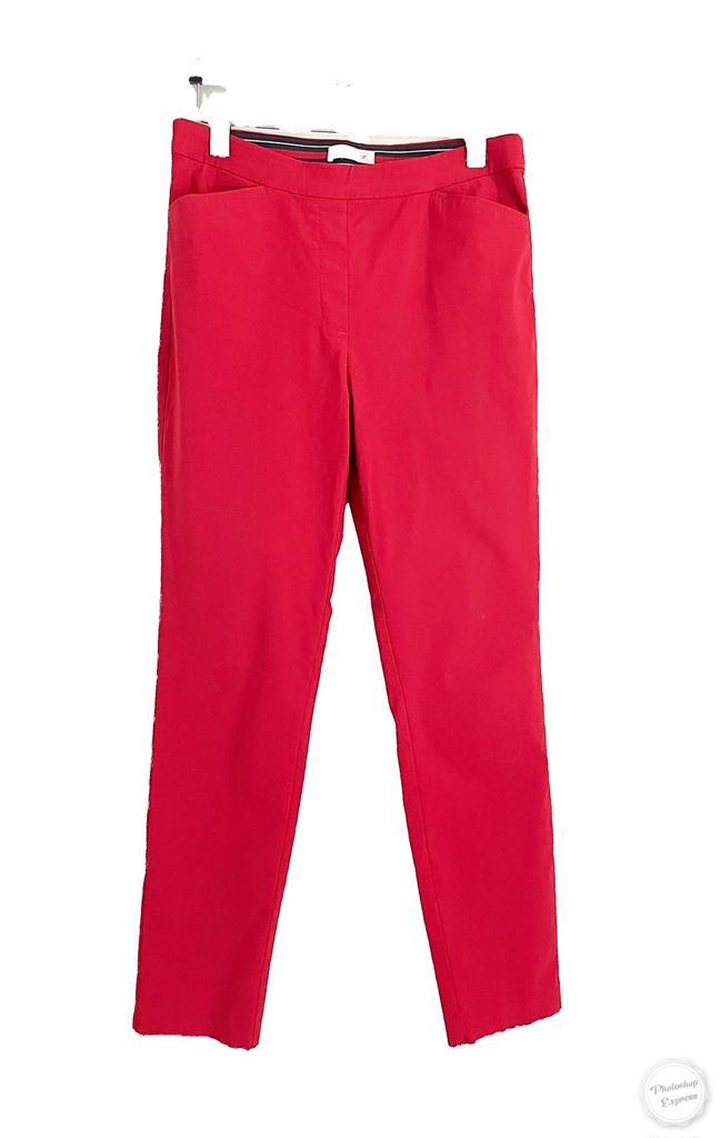 Mooie broek van Christian Berg 40, Kleding | Dames, Broeken en Pantalons, Zo goed als nieuw, Maat 38/40 (M), Rood, Lang, Ophalen of Verzenden
