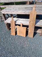 planken voor hapjes, Ophalen, Hout