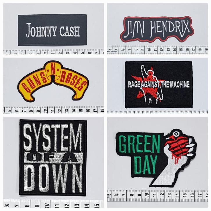Embleem,patch,diversen,muziek, rock, hardrock,music,emblemen, Kleding | Heren, Overige Herenkleding, Nieuw, Ophalen of Verzenden