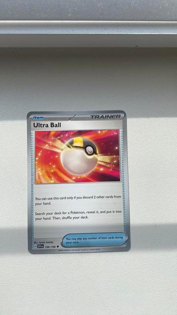Ultra ball Pokémon 196/198