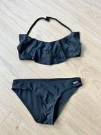 Zwarte bikini met ruffles van Buffalo maat 134/140, Bikiniset, Zo goed als nieuw, Maat 140, Buffalo
