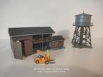 Modelspoor Gebouw & Watertoren HO, Hobby en Vrije tijd, Modeltreinen | H0, Overige merken, Gebruikt, Gelijkstroom of Wisselstroom