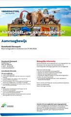 2 Entreekaarten Ouwehand Dierenpark € 40,00, Tickets en Kaartjes, Recreatie | Pretparken en Attractieparken, Twee personen